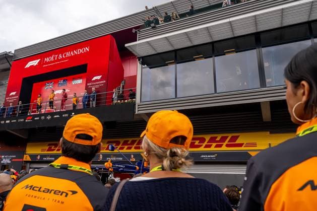 STAVELOT, BELGIUM: Oscar Piastri, racing for the McLaren F1 team during the 2025 Formula 1 Belgian Grand Prix at the Circuit de Spa-Francorchamps in Stavelot, Belgium