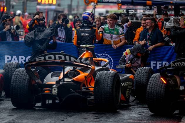 STAVELOT, BELGIUM: Alex Dunne, , at the 2025 Formula 1 Belgian Grand Prix at the Circuit de Spa-Francorchamps in Stavelot, Belgium.