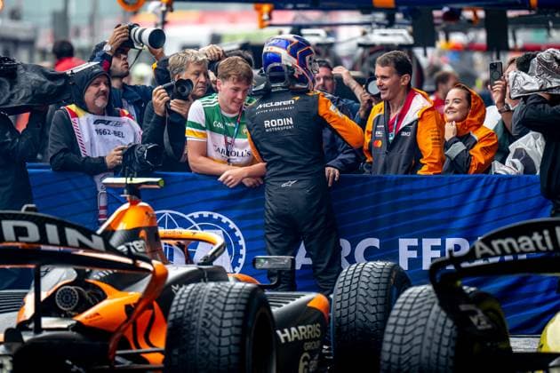 STAVELOT, BELGIUM: Alex Dunne, , at the 2025 Formula 1 Belgian Grand Prix at the Circuit de Spa-Francorchamps in Stavelot, Belgium.