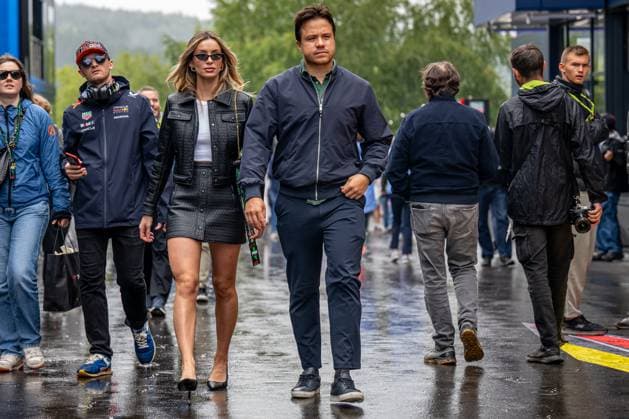 STAVELOT, BELGIUM: Flavy Barla, Esteban Ocon s Girlfriend, at the 2025 Formula 1 Belgian Grand Prix at the Circuit de Spa-Francorchamps in Stavelot, Belgium.