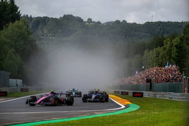 STAVELOT, BELGIUM: Franco Colapinto, racing for the Alpine team during the 2025 Formula 1 Belgian Grand Prix at the Circuit de Spa-Francorchamps in Stavelot, Belgium