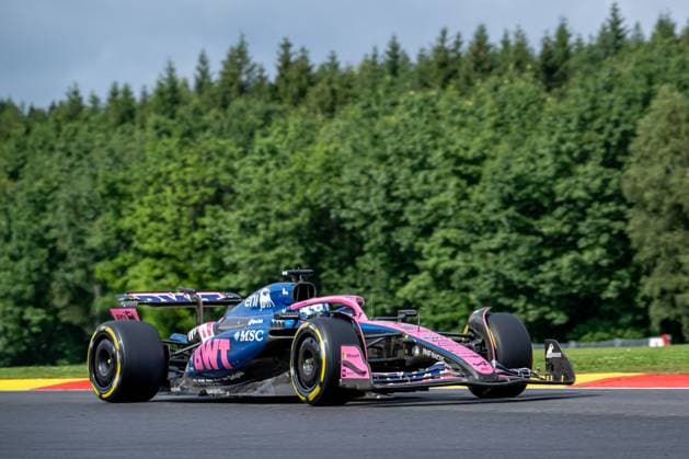 STAVELOT, BELGIUM: Pierre Gasly, racing for the Alpine team during the 2025 Formula 1 Belgian Grand Prix at the Circuit de Spa-Francorchamps in Stavelot, Belgium