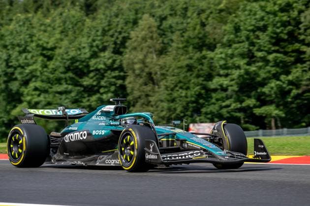 STAVELOT, BELGIUM: Lance Stroll, racing for the Aston Martin F1 team during the 2025 Formula 1 Belgian Grand Prix at the Circuit de Spa-Francorchamps in Stavelot, Belgium
