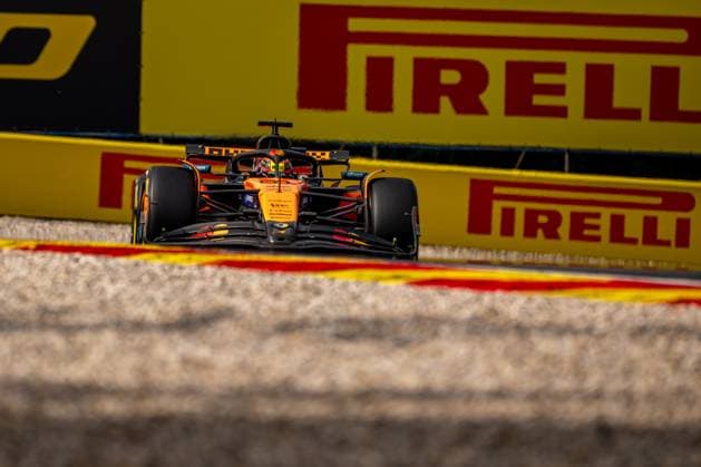 STAVELOT, BELGIUM: Oscar Piastri, racing for the McLaren F1 team during the 2025 Formula 1 Belgian Grand Prix at the Circuit de Spa-Francorchamps in Stavelot, Belgium