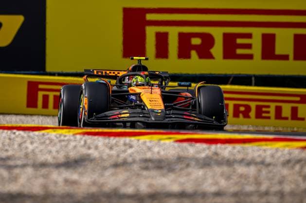 STAVELOT, BELGIUM: Lando Norris, racing for the McLaren F1 team during the 2025 Formula 1 Belgian Grand Prix at the Circuit de Spa-Francorchamps in Stavelot, Belgium