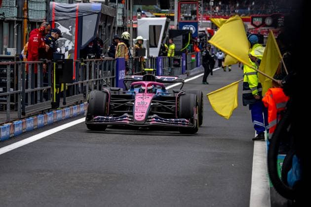 STAVELOT, BELGIUM: Franco Colapinto, racing for the Alpine team during the 2025 Formula 1 Belgian Grand Prix at the Circuit de Spa-Francorchamps in Stavelot, Belgium