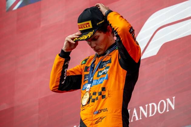 STAVELOT, BELGIUM: Oscar Piastri, racing for the McLaren F1 team during the 2025 Formula 1 Belgian Grand Prix at the Circuit de Spa-Francorchamps in Stavelot, Belgium