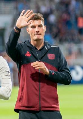 Patrik Schick Bayer 04 Leverkusen, 14 VfL Bochum Bayer Leverkusen, 27 07 2025 Football, Test match, vonovia Ruhrstadion, Bochum DFL regulations prohibit any use of photographs as image sequences and or quasi video Copyright: HMBxMedia xMarcoxBader