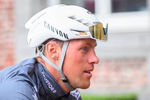 Tour de Wallonie 2025 Stage 3 ANTOING, BELGIUM - JULY 28 : Kielich Timo of Alpecin - Deceuninck in action during stage 3 of the 30th edition of Tour de Wallonie an UCI ProSeries 2.Pro cycling road race stage for Men Elite of 165.3 km with start in Estinnes and finish in Antoing on July 28, 2025 in Antoing, Belgium, 28 07 2025 ( Motordriver Pieter Van Herzele - Antoing Belgium  Copyright: xTomasxSiskx