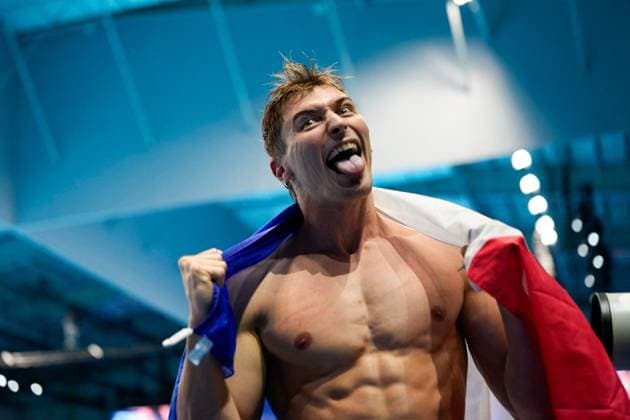 Maxime Grousset Wins Gold at World Aquatics Championships - Singapore Maxime Groussset (FRA) during the World Aquatics Championships – Swimming competition on Saturday at the Singapore Sports Hub, Singapore on July 28, 2025. Photo by Antoine Lapeyre ABACAPRESS.COM Singapore Singapore  Copyright: xLapeyrexAntoine ABACAx