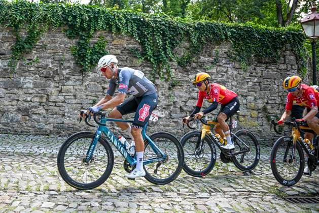 Tour de Wallonie 2025 Stage 3 ANTOING, BELGIUM - JULY 28 : Wyseure Joran of Alpecin - Deceuninck in action during stage 3 of the 30th edition of Tour de Wallonie an UCI ProSeries 2.Pro cycling road race stage for Men Elite of 165.3 km with start in Estinnes and finish in Antoing on July 28, 2025 in Antoing, Belgium, 28 07 2025 ( Motordriver Pieter Van Herzele - Antoing Belgium  Copyright: xTomasxSiskx
