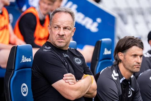 Odense BK v Viborg FF, 3F Superliga football, Odense, Denmark Odense, Denmark. 27th, July 2025. Head coach Alexander Zorniger of OB seen during the 3F Superliga match between Odense BK and Viborg FF at Nature Energy Park in Odense. Denmark, Odense  Copyright: xGonzalesxPhoto KentxRasmussenx