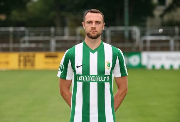Team presentation Chemie Leipzig Regionalliga Tim Kiessling Kiessling 31, Chemie , BSG Chemie Leipzig Regionalliga Nordost, Porträttermin 2025 2026 , Leipzig, 26 07 2025, Alfred Kunze Sportpark, Fußball , For editorial use only Only editorial use