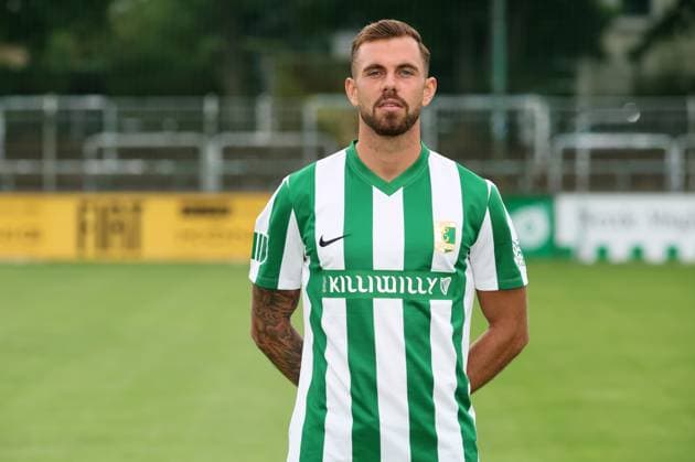 Team presentation Chemie Leipzig Regionalliga Rudolf Sanin 21, Chemie , BSG Chemie Leipzig Regionalliga Nordost, Porträttermin 2025 2026 , Leipzig, 26 07 2025, Alfred Kunze Sportpark, Fußball , For editorial use only Only editorial use
