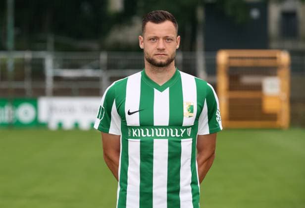 Team presentation Chemie Leipzig Regionalliga Janik Mäder Maeder 7, Chemie , BSG Chemie Leipzig Regionalliga Nordost, Porträttermin 2025 2026 , Leipzig, 26 07 2025, Alfred Kunze Sportpark, Fußball , For editorial use only Only editorial use