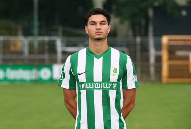 Team presentation Chemie Leipzig Regionalliga Marc Enke 5, Chemie , BSG Chemie Leipzig Regionalliga Nordost, Porträttermin 2025 2026 , Leipzig, 26 07 2025, Alfred Kunze Sportpark, Fußball , For editorial use only Only editorial use