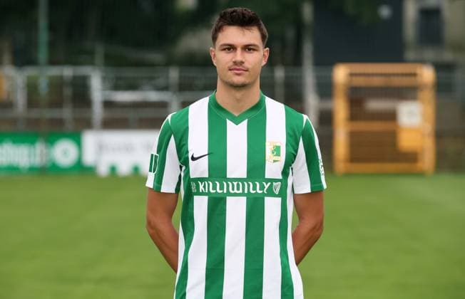 Team presentation Chemie Leipzig Regionalliga Lorenz Hollenbach 3, Chemie , BSG Chemie Leipzig Regionalliga Nordost, Porträttermin 2025 2026 , Leipzig, 26 07 2025, Alfred Kunze Sportpark, Fußball , For editorial use only Only editorial use
