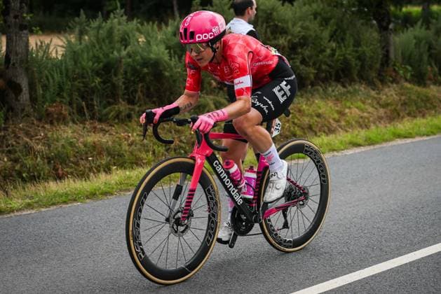 July 28, 2025, Bain-De-Bretagne, France, France: Alison JACKSON (Canada) of Team EF EDUCATION - OATLY during the Tour de France 2025 Femmes, Cycling race Stage 3, Le Gacilly to Angers (163,5 Km) on July 28, 2022 in Bain-de-Bretagne, France. Bain-De-Bretagne France - ZUMAm308 20250728_zsp_m308_010 Copyright: xMatthieuxMirvillex