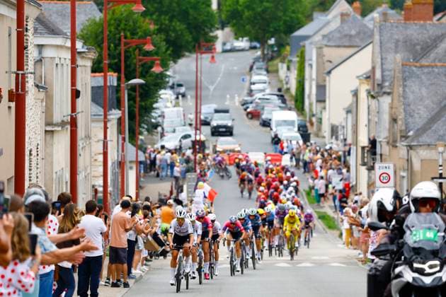 Tour de France Femmes 2025 - stage 3 Tour de France Femmes 2025 - 4th Edition - 3rd stage La Gacilly - Angers 163,5 Km - 28 07 2025 - Peloton - photo Rafa Gomez SprintCyclingAgency 2025 Angers France  Copyright: xRafaxGomezx xSprintcyclingagencyx