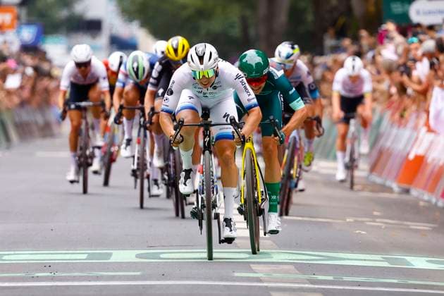 Tour de France Femmes 2025 - stage 3 Tour de France Femmes 2025 - 4th Edition - 3rd stage La Gacilly - Angers 163,5 Km - 28 07 2025 - Lorena Wiebes (NED - Team SD Worx - Protime) - Marianne Vos (NED - Team Visma - Lease a Bike) - photo Rafa Gomez SprintCyclingAgency 2025 Angers France  Copyright: xRafaxGomezx xSprintcyclingagencyx