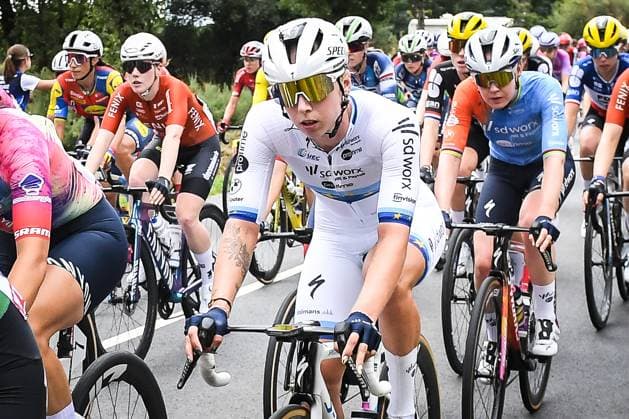 July 28, 2025, Bain-De-Bretagne, France, France: Lorena WIEBES (Netherlands) of Team SD WORX - PROTIME during the Tour de France 2025 Femmes, Cycling race Stage 3, Le Gacilly to Angers (163,5 Km) on July 28, 2022 in Bain-de-Bretagne, France. Bain-De-Bretagne France - ZUMAm308 20250728_zsp_m308_022 Copyright: xMatthieuxMirvillex