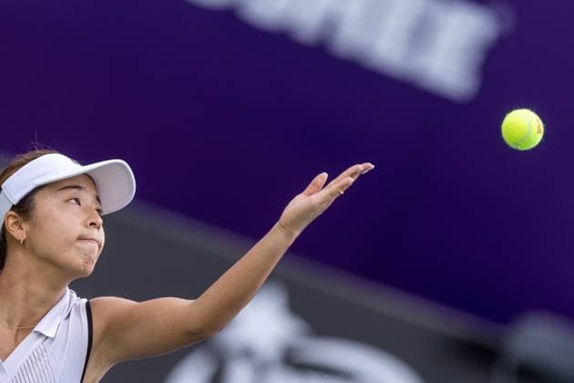 WTA, Tennis Damen 125 - T-Mobile Polish Open 2025 Mai Hontama during WTA 125 tennis tournament, T-Mobile Polish Open 2025 in Warsaw, Poland on July 28, 2025. Warsaw Poland  Copyright: xFotoxOlimpikx originalFilename:jastrzebowski-wta125tm250728_npIWy.jpg