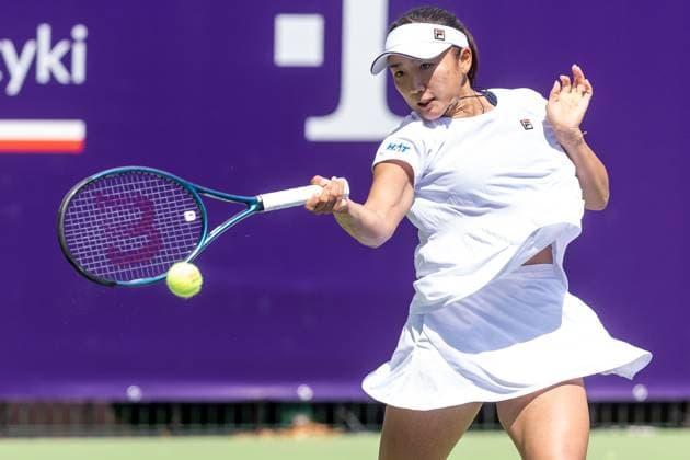 WTA, Tennis Damen 125 - T-Mobile Polish Open 2025 Kyoka Okamura during WTA 125 tennis tournament, T-Mobile Polish Open 2025 in Warsaw, Poland on July 28, 2025. Warsaw Poland  Copyright: xFotoxOlimpikx originalFilename:jastrzebowski-wta125tm250728_npLWM.jpg