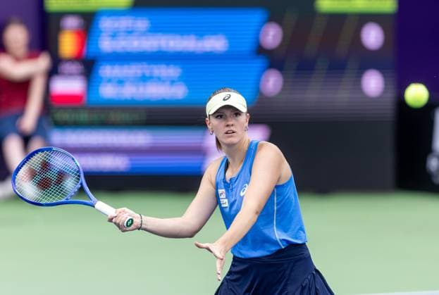 WTA, Tennis Damen 125 - T-Mobile Polish Open 2025 Martyna Kubka during WTA 125 tennis tournament, T-Mobile Polish Open 2025 in Warsaw, Poland on July 28, 2025. Warsaw Poland  Copyright: xFotoxOlimpikx originalFilename:jastrzebowski-wta125tm250728_npPLM.jpg