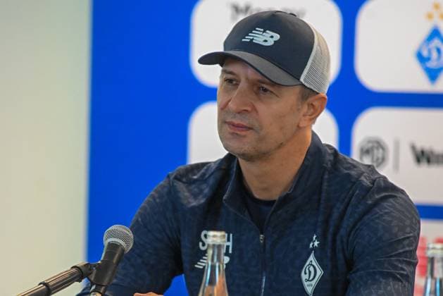 2025.07.28 Lublin Pilka nozna Liga Mistrzow UEFA sezon 2025 2026 Konferencja prasowa przed meczem Dinamo Kijow - Hamrun Spartans N z Oleksandr Shovkovskyi Foto Wojciech Szubartowski PressFocus 2025.07.28 Lublin Football UEFA Champions League season 2025 2026 press conference, PK, Pressekonferenz before match Dinamo Kyiv - Hamrun Spartans Oleksandr Shovkovskyi Credit: Wojciech Szubartowski PressFocus NEWSPIX.PL --- newspix.pl 