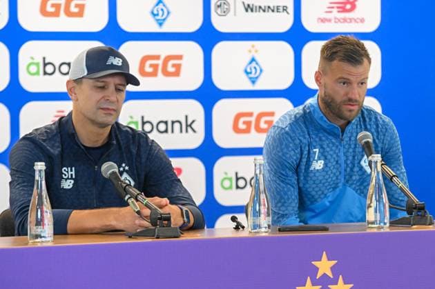 Football, CL Quali, Dynamo Kiev press conference