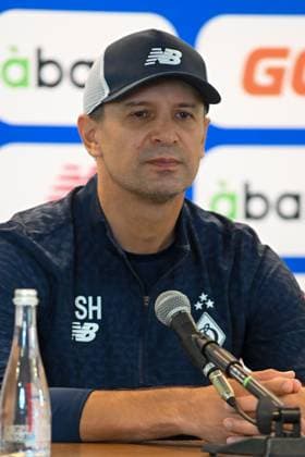 2025.07.28 Lublin Pilka nozna Liga Mistrzow UEFA sezon 2025 2026 Konferencja prasowa przed meczem Dinamo Kijow - Hamrun Spartans N z Oleksandr Shovkovskyi Foto Wojciech Szubartowski PressFocus 2025.07.28 Lublin Football UEFA Champions League season 2025 2026 press conference, PK, Pressekonferenz before match Dinamo Kyiv - Hamrun Spartans Oleksandr Shovkovskyi Credit: Wojciech Szubartowski PressFocus NEWSPIX.PL --- newspix.pl 