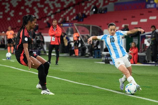 Football, Women, Copa America, Argentina - Colombia