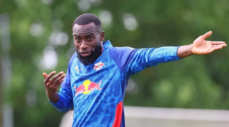 RB Leipzig training camp day 5 Bundesliga Donaueschingen, 27 07 2025, SV Aasen Stadion, Soccer, Bundesliga , RB LEIPZIG pre-season preparation in Baden Wuerttemberg , In the picture Lutsharel Geertruida RB Leipzig , Picture Point