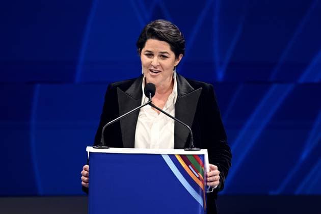 WOMEN S ASIAN CUP DRAW 2026, Local Organising Committee, Chief Operating Officer Sarah Walsh speaks during the 2026 AFC Women™s Asian Cup Final Draw, in Sydney, Tuesday, July 29, 2025. ( NO ARCHIVING Sydney NSW AUSTRALIA  Copyright: xDANxHIMBRECHTSx 20250729112331915083
