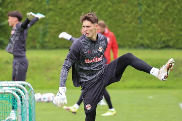 SOCCER - UEFA CL, RBS vs Brann SALZBURG,AUSTRIA,29.JUL.25 - SOCCER - UEFA Champions League, Red Bull Salzburg vs SK Brann Bergen, preview, training RBS. Image shows Salko Hamzic (RBS).  GEPAxpictures xMathiasxMandl