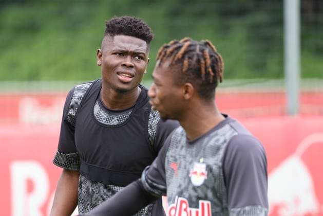 SOCCER - UEFA CL, RBS vs Brann SALZBURG,AUSTRIA,29.JUL.25 - SOCCER - UEFA Champions League, Red Bull Salzburg vs SK Brann Bergen, preview, training RBS. Image shows Karim Konate (RBS).  GEPAxpictures xMathiasxMandl