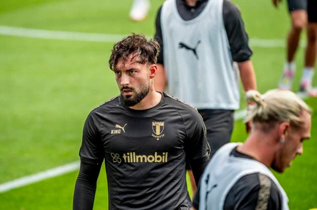 250729 Sead Haksabanovic during a UEFA Champions League training session with Malmö FF on July 29, 2025 in Malmö Photo Christian Örnberg BILDBYRAN COP 166 CO0595 fotboll football soccer fotball uefa champions league qualifier champions league träning practice training malmö ff bbeng  Copyright: CHRISTIANxÖRNBERG BB250729CO032