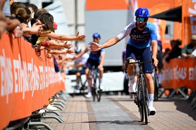 Tour de Wallonie 2025 Stage 4 SERAING, BELGIUM - JULY 29 : Schwarzmann Michael of Israel - Premier Tech before the start of the race during stage 4 of the 30th edition of Tour de Wallonie an UCI ProSeries 2.Pro cycling road race stage for Men Elite of 163.3 km with start in Welkenraedt and finish in Seraing on July 29, 2025 in Seraing, Belgium, 29 07 2025 ( Motordriver Louis Bidlot - Seraing Belgium  Copyright: xTomasxSiskx