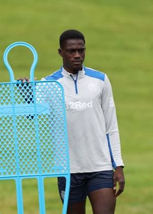 Nasser Djiga training ahead of tomorrow s Champions League second leg qualifying match against Panathinaikos. Rangers Training - The Rangers Training Centre, Glasgow, Lanarkshire, Scotland, UK - 29 Jul 2025Glasgow The Rangers Training Centre Lanarkshire United Kingdom  Copyright: xO Rourke RangersxFC Shutterstockx 15419009ah