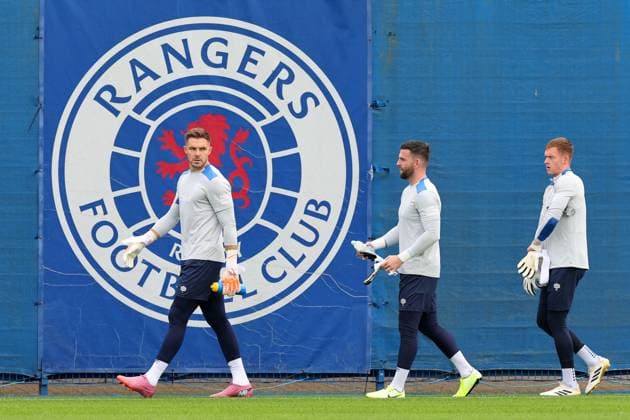 Football, CL Quali, Glasgow Rangers training