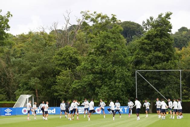 The Rangers squad training ahead of tomorrow s Champions League second leg qualifying match against Panathinaikos. Rangers Training - The Rangers Training Centre, Glasgow, Lanarkshire, Scotland, UK - 29 Jul 2025Glasgow The Rangers Training Centre Lanarkshire United Kingdom  Copyright: xO Rourke RangersxFC Shutterstockx 15419009at