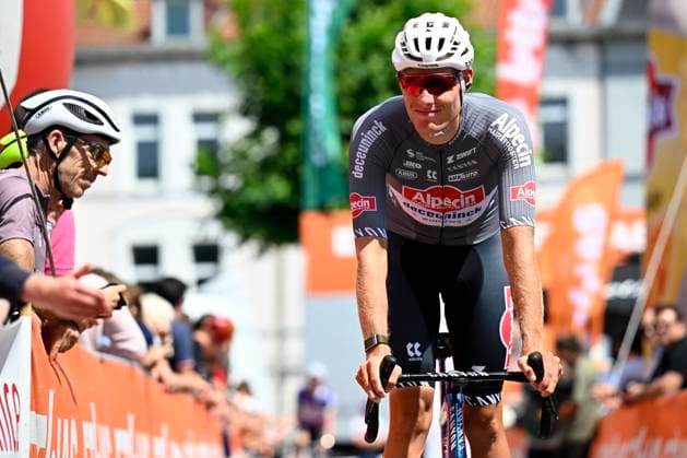 Tour de Wallonie 2025 Stage 4 SERAING, BELGIUM - JULY 29 : Wyseure Joran of Alpecin - Deceuninck before the start of the race during stage 4 of the 30th edition of Tour de Wallonie an UCI ProSeries 2.Pro cycling road race stage for Men Elite of 163.3 km with start in Welkenraedt and finish in Seraing on July 29, 2025 in Seraing, Belgium, 29 07 2025 ( Motordriver Louis Bidlot - Seraing Belgium  Copyright: xTomasxSiskx
