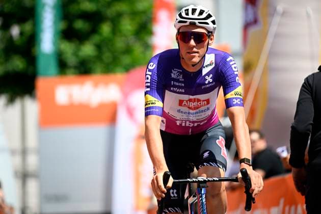 Tour de Wallonie 2025 Stage 4 SERAING, BELGIUM - JULY 29 : Kielich Timo (POL) of Alpecin-Deceuninck before the start of the race during stage 4 of the 30th edition of Tour de Wallonie an UCI ProSeries 2.Pro cycling road race stage for Men Elite of 163.3 km with start in Welkenraedt and finish in Seraing on July 29, 2025 in Seraing, Belgium, 29 07 2025 ( Motordriver Louis Bidlot - Seraing Belgium  Copyright: xTomasxSiskx