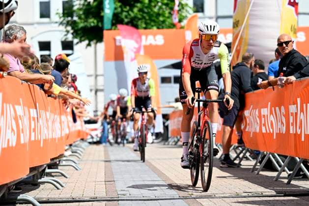 Tour de Wallonie 2025 Stage 4 SERAING, BELGIUM - JULY 29 : Rider of Intermarche - Wanty before the start of the race during stage 4 of the 30th edition of Tour de Wallonie an UCI ProSeries 2.Pro cycling road race stage for Men Elite of 163.3 km with start in Welkenraedt and finish in Seraing on July 29, 2025 in Seraing, Belgium, 29 07 2025 ( Motordriver Louis Bidlot - Seraing Belgium  Copyright: xTomasxSiskx