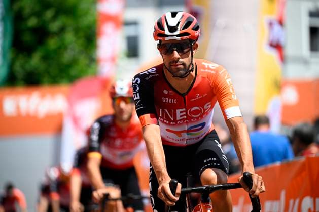 Tour de Wallonie 2025 Stage 4 SERAING, BELGIUM - JULY 29 : Castroviejo Jonathan of INEOS Grenadiers before the start of the race during stage 4 of the 30th edition of Tour de Wallonie an UCI ProSeries 2.Pro cycling road race stage for Men Elite of 163.3 km with start in Welkenraedt and finish in Seraing on July 29, 2025 in Seraing, Belgium, 29 07 2025 ( Motordriver Louis Bidlot - Seraing Belgium  Copyright: xTomasxSiskx