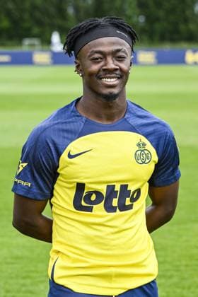 Union s Mohammed Fuseini poses for a portrait picture at the 2025-2026 season photoshoot of Belgian soccer team Royale Union Saint-Gilloise, Tuesday 29 July 2025 in Brussels. TOM GOYVAERTS TomxGoyvaerts  x130242713x