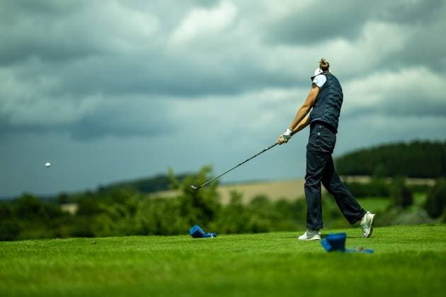 Emma Lucy Schulz Hanßen GC St Leon Rot , tee shot 1 hole, GER, 15 BWGV INTERNATIONAL MATCHPLAY TROPHY, Golf, Girls and Boys, imt Golf, 26 29 07 2025, GER, 15 BWGV INTERNATIONAL MATCHPLAY TROPHY, Golf, Girls and Boys, imt Golf, 26 29 07 2025 Wain Copyright: xEibner-Pressefotox EP_SWA