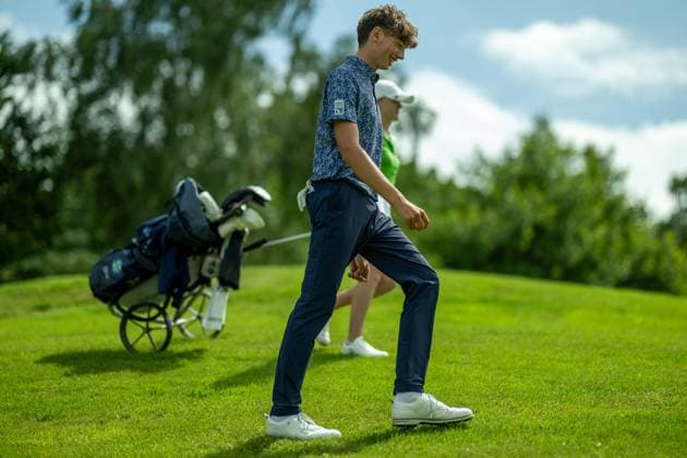 Emil Großmann Stuttgarter GC Solitude after teeing off on hole 1, GER, 15 BWGV INTERNATIONAL MATCHPLAY TROPHY, Golf, Girls and Boys, imt Golf, 26 29 07 2025, GER, 15 BWGV INTERNATIONAL MATCHPLAY TROPHY, Golf, Girls and Boys, imt Golf, 26 29 07 2025 Wain Copyright: xEibner-Pressefotox EP_SWA