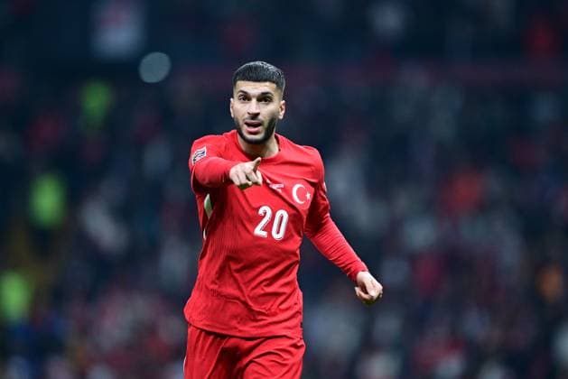 Turkiye v Hungary - UEFA Nations League ISTANBUL, TURKIYE - MARCH 20: Oguz Aydin of Turkiye in action during the UEFA Nations League A B play-off first-leg match between Turkiye and Hungary at RAMS Park in Istanbul, Turkiye on March 20, 2025. Istanbul Turkey. Editorial use only. Please get in touch for any other usage.  Copyright: x2025xAnadoluxAbdülhamidxHoÅübaÅüx