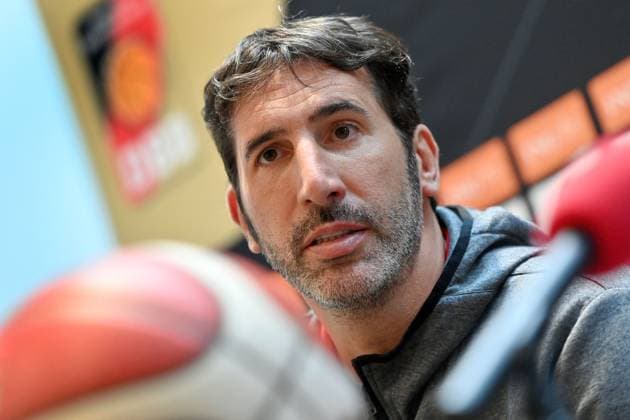 National coach Alex Mumbru, single picture, cropped single motif, portrait, portrait, portrait press conference German Basketball Federation DBB on 29 07 2025 in Munich Â